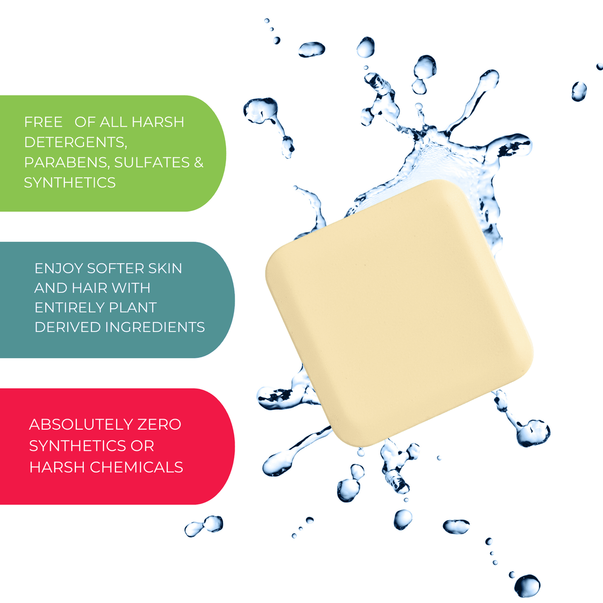 Customizable Cleansing Bar for Face, Body & Hair ৹ Choose Your Favorite Active Ingredients
