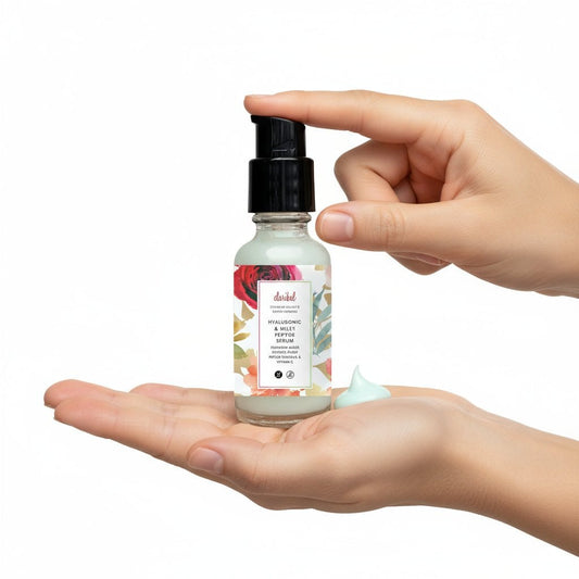 Hyaluronic Acid and Peptide Serum ৹ Featuring Collagen, Vitamin C & Blue Tansy