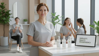 minimalist skincare professional