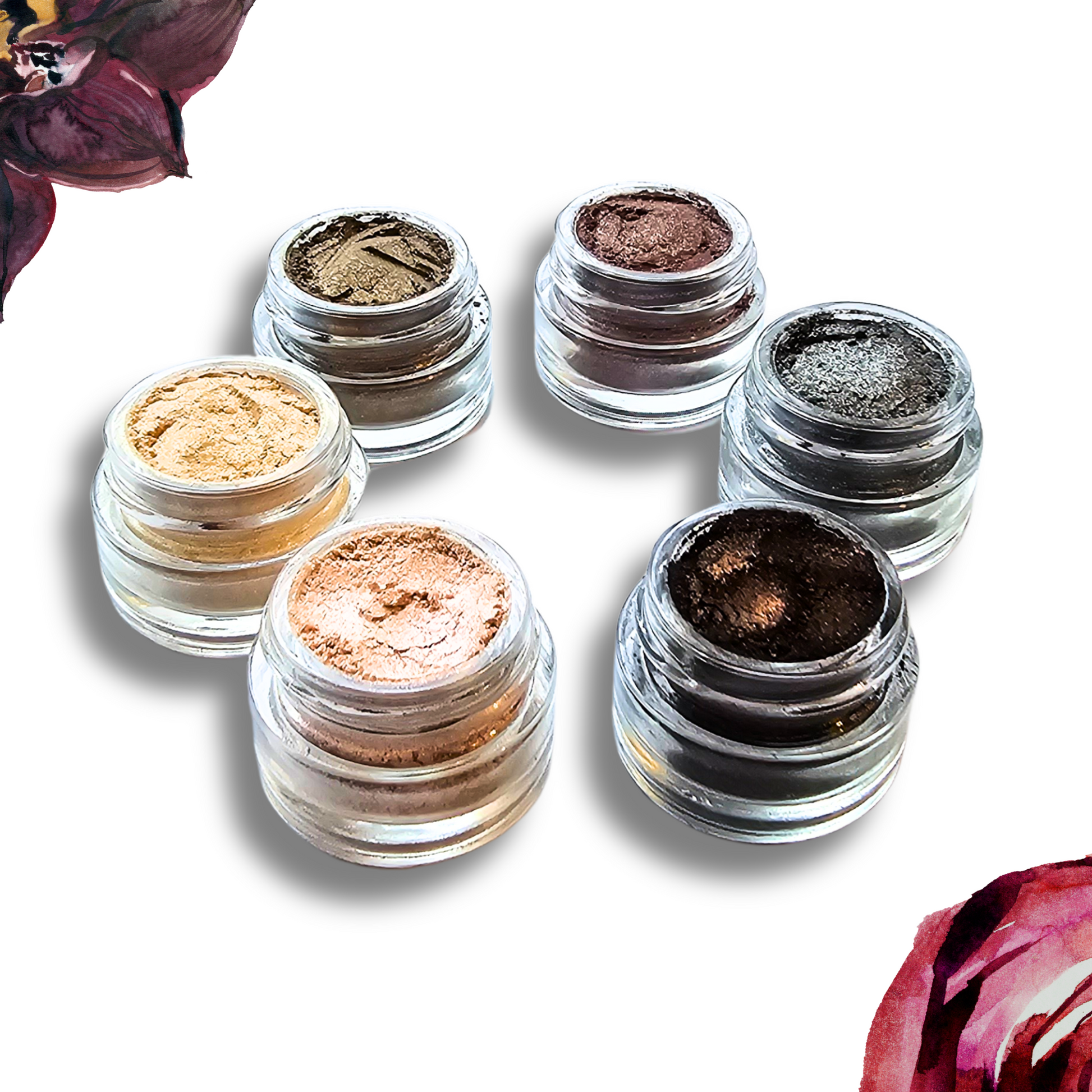 Flower + Mineral Highly Pigmented Eyeshadow with Active Ingredients ৹ Candlelight 
