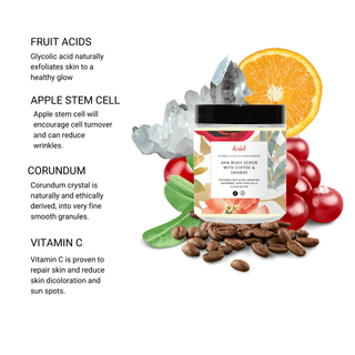 body scrub with aha / benefits of exfoliating body