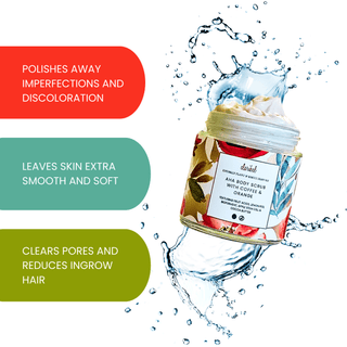 body scrub with aha / benefits of exfoliating body