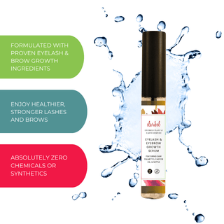 All Natural Eyelash Growth Serum with Proven Active Ingredients ৹ Great for Eyebrows Too