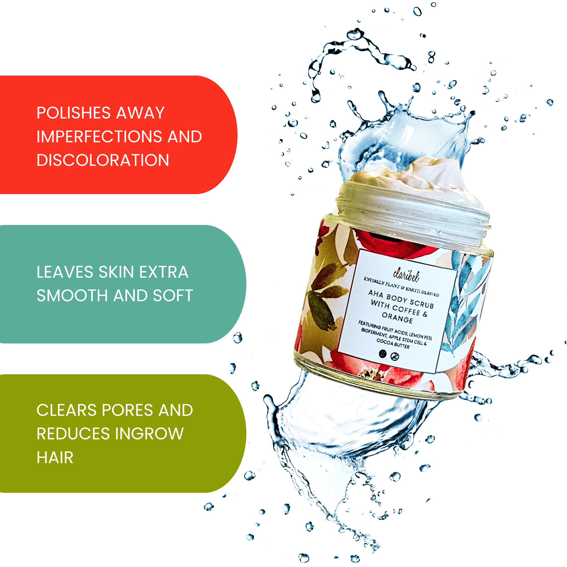 Body Scrub with AHA ৹ Choose Your Natural Scent