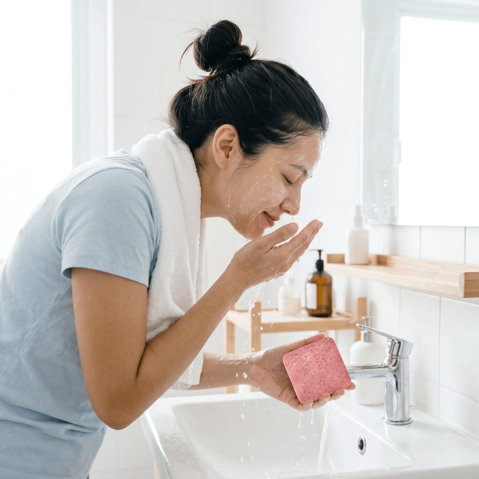 Clarifying Calamine Clay Cleansing Bar for Face & Body ৹ Featuring Salicylic Extract, Sea Kelp Bioferment & Zinc Extract