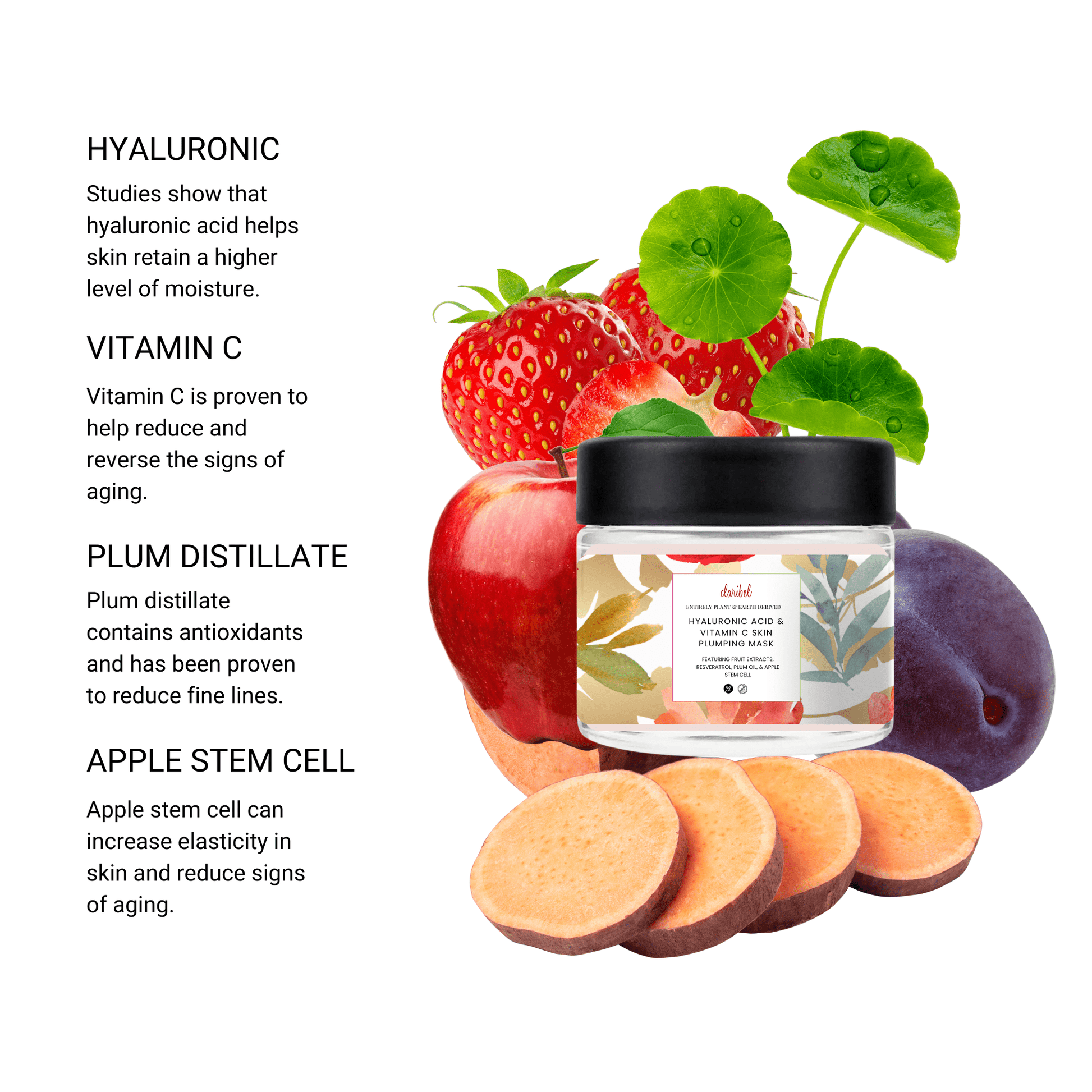 Hyaluronic & Vitamin C Skin Plumping Mask