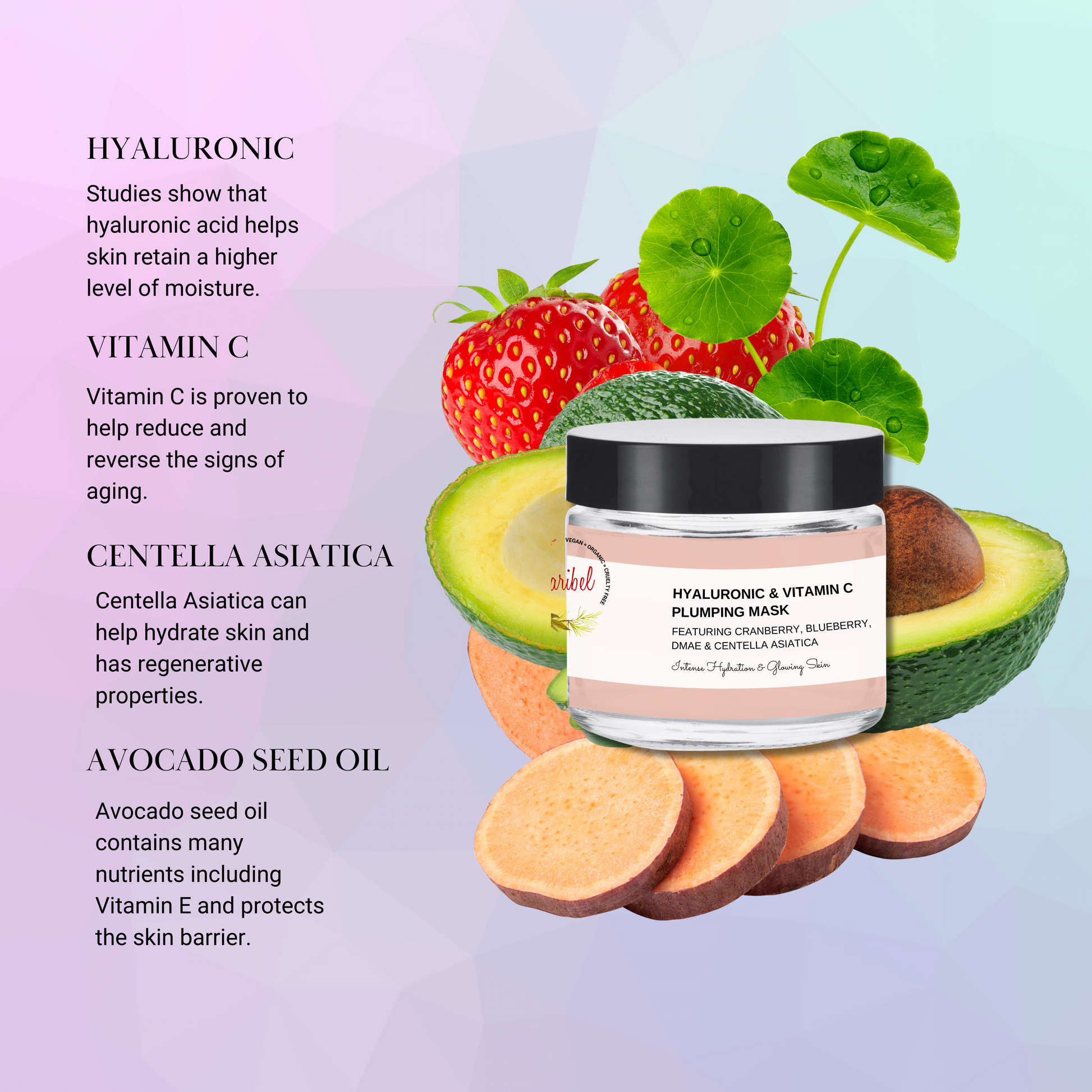Hyaluronic & Vitamin C Skin Plumping Mask 