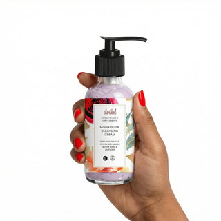 Moon Glow Cleansing Cream ৹ Featuring Hibiscus, Hemp Seed & Night Blooming Jasmine