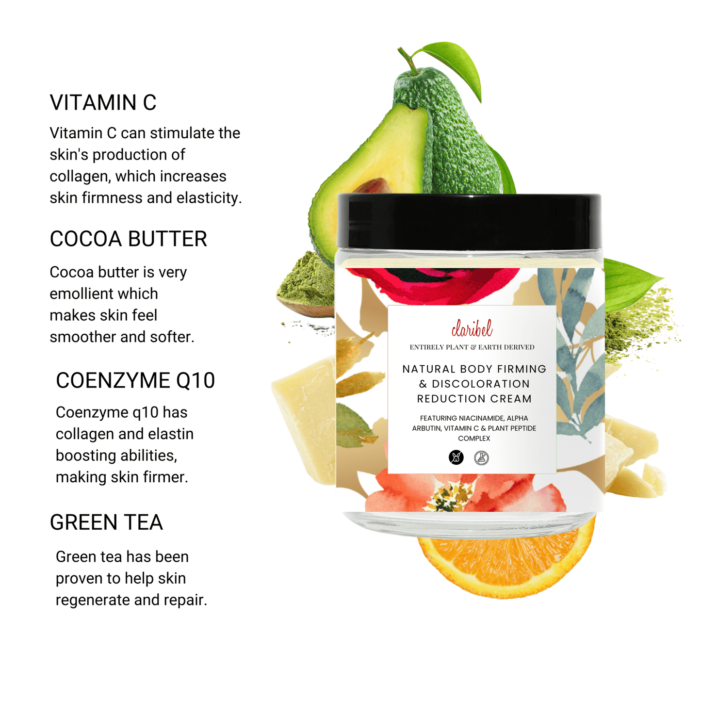 Natural Body Firming & Discoloration Reduction Cream