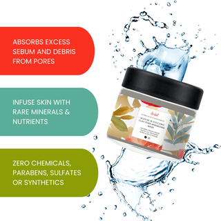 Pore Reducing Face Mask with Glacial & Volcanic Clay