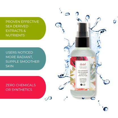 Sea Goddess Line Blurring & Barrier Protection Serum ৹ Featuring Algae Complex, Sea Kelp & Peptides