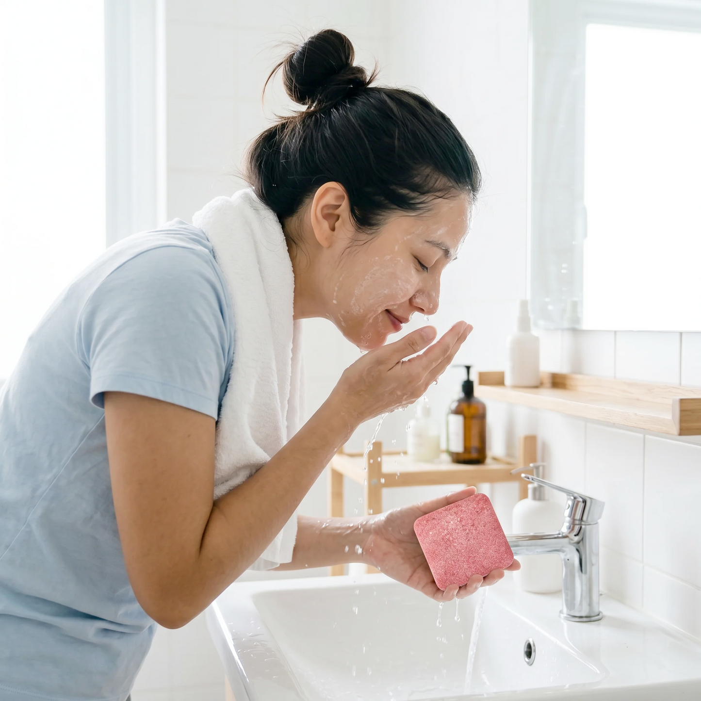 Clarifying Calamine Clay Cleansing Bar for Face & Body ৹ Featuring Salicylic Extract, Sea Kelp Bioferment & Zinc Extract